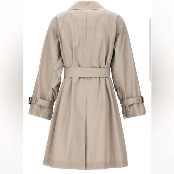 NWT Max Mara Cube Trench Coat Size: US8 Large Spring/Fall / Winter Beige - Picture 4 of 14